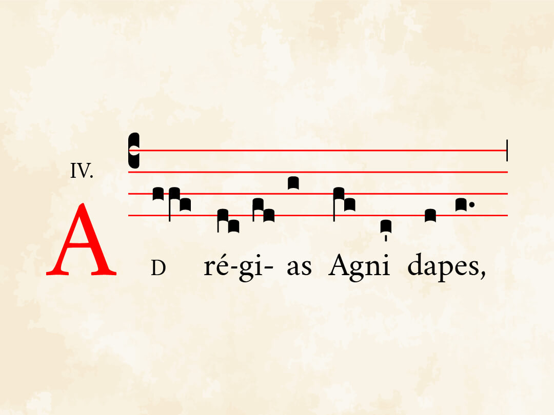 Ad regias Agni dapes (otro tono)