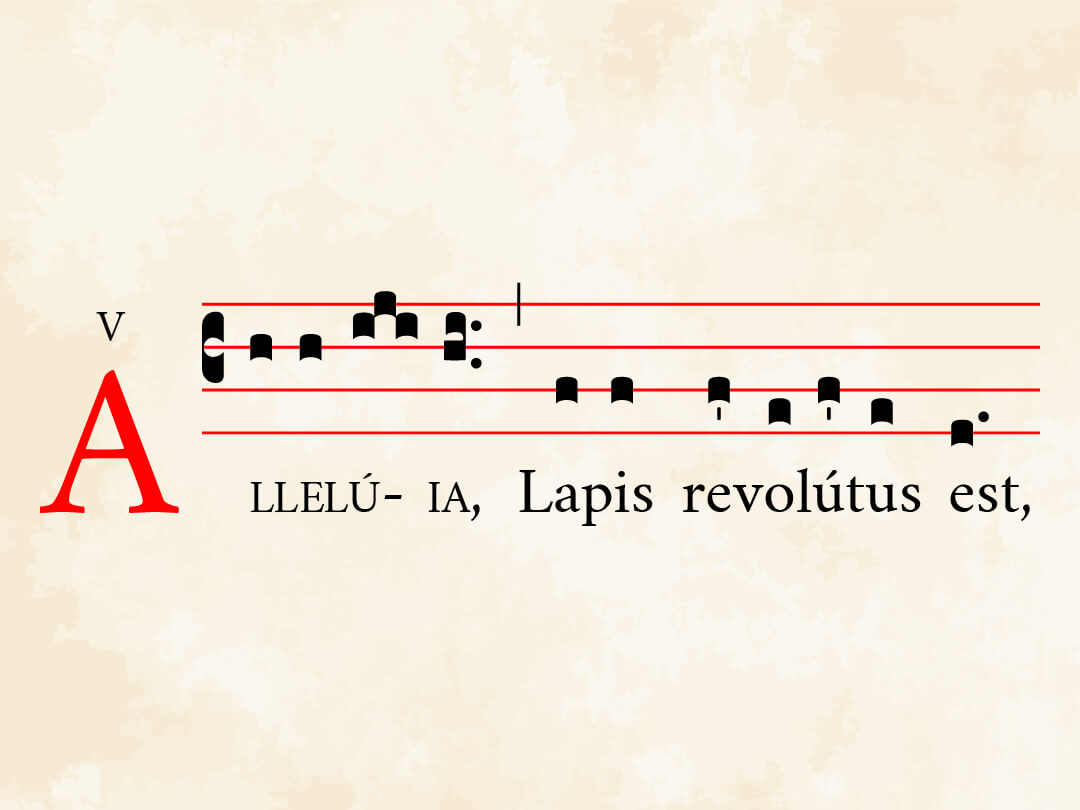 Alleluia lapis revolutus est